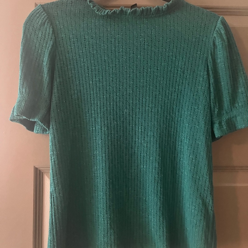 Jcrew Green Ribbed Women's Sweater